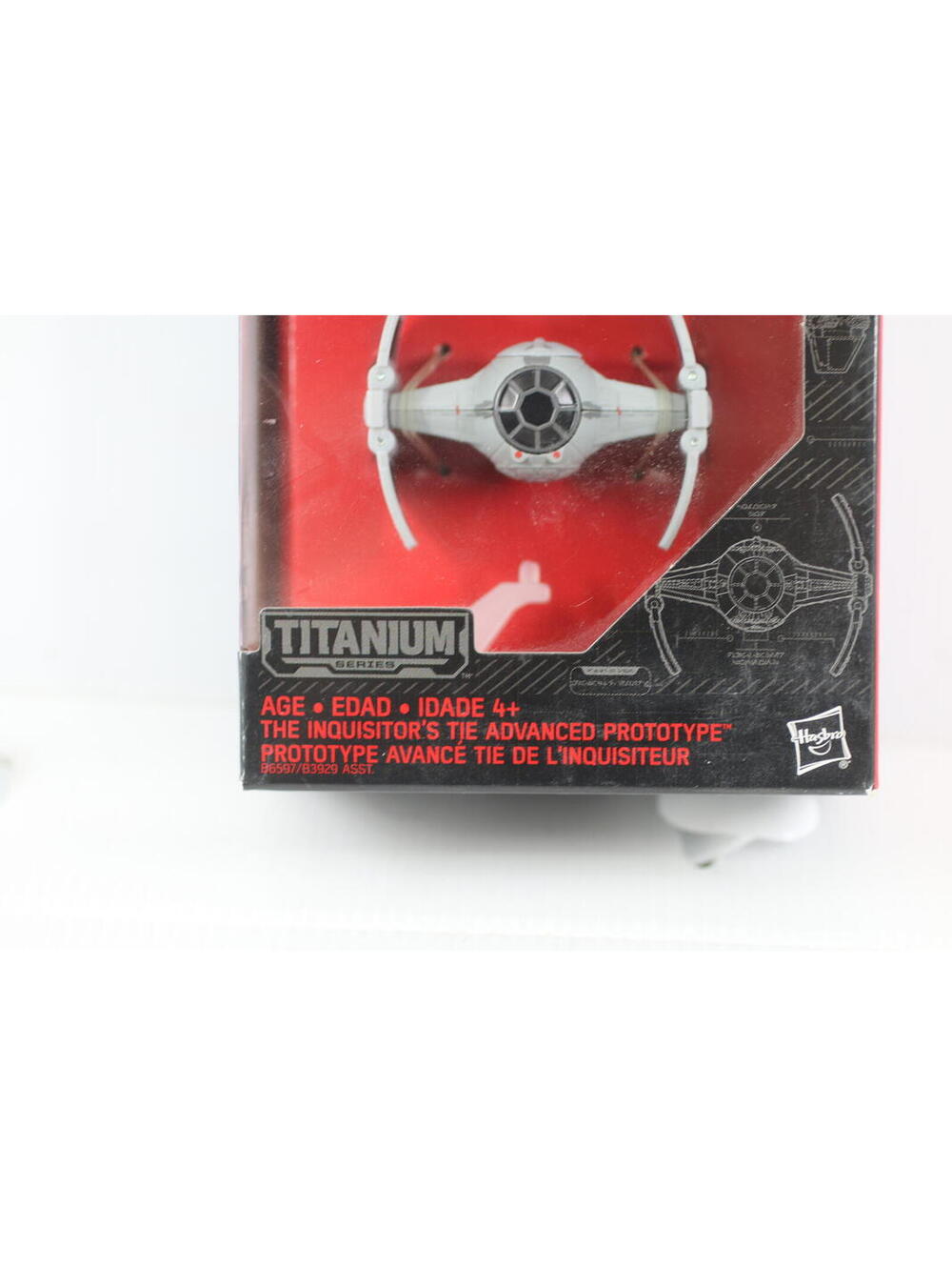 STAR WARS BLACK SERIES INQUISITORS TIE ADVANCED PROTOTYPE 28 TITANIUM SERIES NEW - Picture 2 of 7